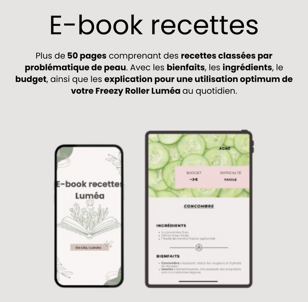 Duo Cadeaux : E-book Recettes + Kit Bandeau Offert Luméa™